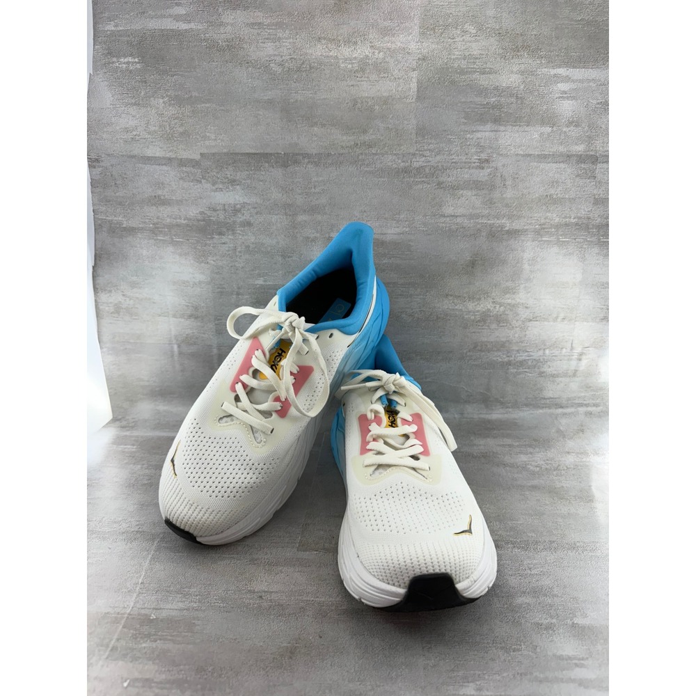 Hoka Arahi 7 Women Running Shoes White Blue Pink 1147851 BSW Size 8.5B
